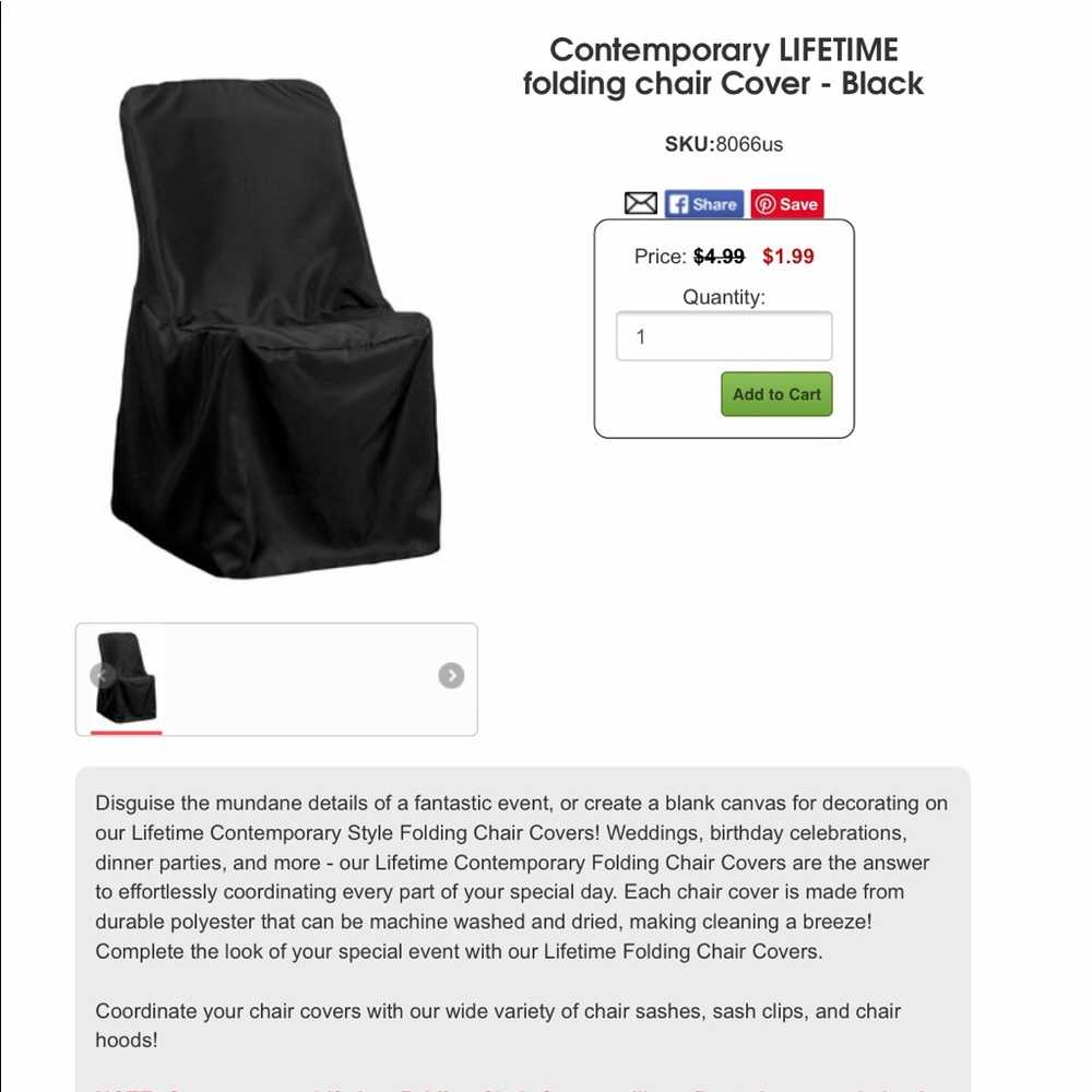 Black Chair Covers